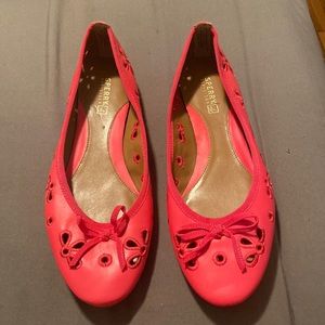 Sperry Topsider Luna Hot Pink Ballet Flats